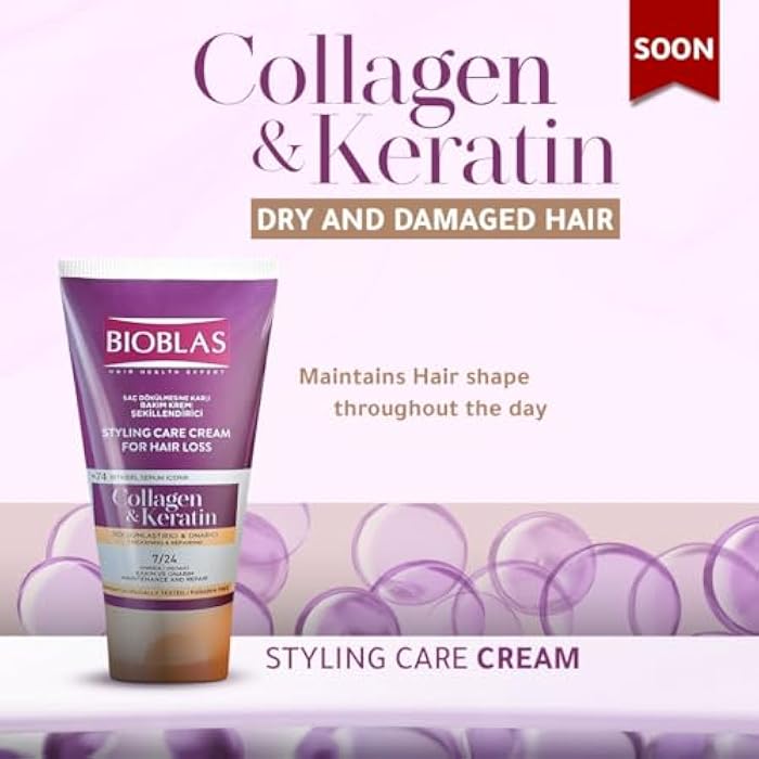 Biobalance Styling Care Cream with Collagen and Keratin 150 ml - Image 4
